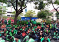 Demo Massal Grab dan Gojek