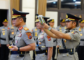 Upacara Laporan Kenaikan Pangkat Polri 1 Januari 2025