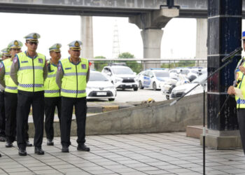 Apel KRYD Pasca Pengamanan Libur Nataru, Kakorlantas 1