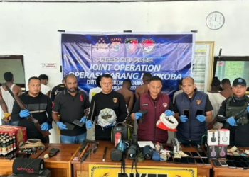 Polda Papua dan BNNP Gerebek Kampung Vietnam, 10 Orang Diamankan dalam Operasi Narkoba